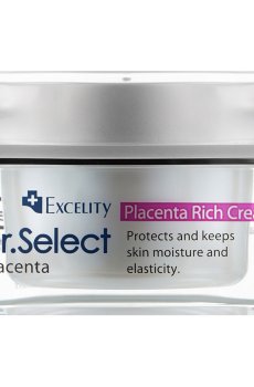 Насыщенный увлажняющий крем для лица и кожи вокруг глаз Dr.Select Excelity Placenta Rich Cream с плацентой, 30 г