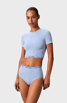 Женские голубые моделирующие трусики BRIEF Голубой M Calvin Klein LV00QF8282