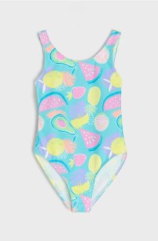 Купальник з мотивом фруктів - різнобарвний