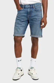 Мужские синие джинсовые шорты Mosa Синий 33 G-Star RAW D24430,C052
