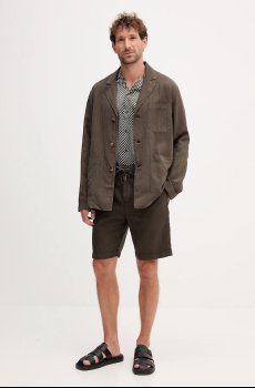 Шорты с примесью льна Frescobol Carioca