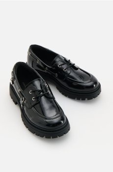 Reserved - Лаковані мокасини - чорний - 693KR-99X