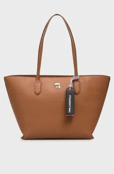 Женская коричневая сумка pebble Коричневый ONESIZE Karl Lagerfeld A4W30002