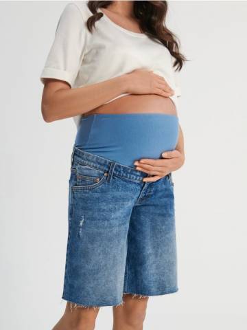 Джинсові шорти MAMA - синій Джинсові шорти MAMA - синій