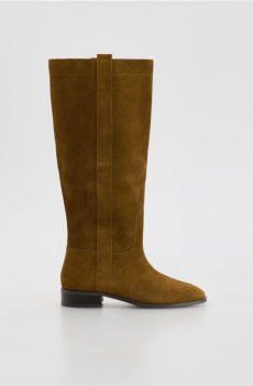 Reserved - Високі замшеві чоботи - золотисто-коричневий - 926FE-82X