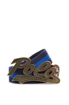 Мужской синий ремень Синий 44 Polo Ralph Lauren 405826036003