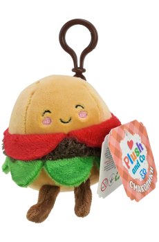 Мягкая игрушка-брелок Plush and Co Гамбургер, 7 см, от 3 лет (PLC25084)