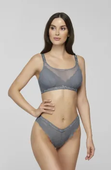 Женские серые трусики Серый 40 MARC&ANDRE S23-0591-STO-LZ