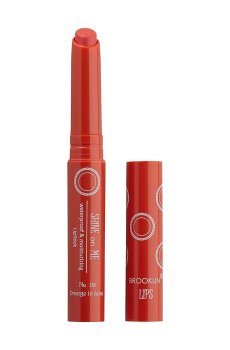 Влагостойкая помада-блеск для губ Impala Brooklin Shine On Me 08 Orange in Love, 2.5 г