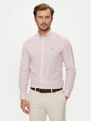 Tommy Hilfiger Сорочка Micro Foulard MW0MW35813 Рожевий Slim Fit Tommy Hilfiger Сорочка Micro Foulard MW0MW35813 Рожевий Slim Fit