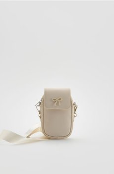 Reserved - Маленька сумка через плече - нюдовий - 152IU-02X