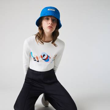 Lacoste светр жіночий з круглим вирізом Lacoste светр жіночий з круглим вирізом
