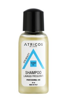Уценка! Шампунь для ежедневного использования Atricos Milano Atri-Beauty Frequent Use Shampoo с маслом цубаки, 30 мл