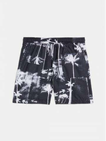 Calvin Klein Swimwear Шорти для плавання KV0KV00045 Чорний Regular Fit Calvin Klein Swimwear Шорти для плавання KV0KV00045 Чорний Regular Fit