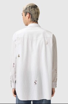 Хлопковая рубашка AllSaints PORTMAN