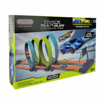 Игрушка трек Shantou Jinxing Track Racing 2 машинки, свет, звук, от 6 лет, 50.5*30.5*7 см (JJ169) Игрушка трек Shantou Jinxing Track Racing 2 машинки, свет, звук, от 6 лет, 50.5*30.5*7 см (JJ169)