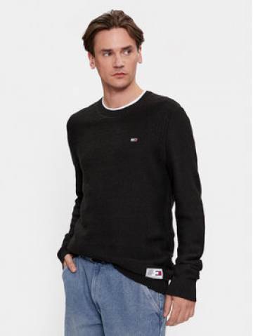 Tommy Jeans Светр DM0DM15060 Чорний Regular Fit Tommy Jeans Светр DM0DM15060 Чорний Regular Fit