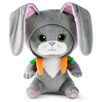Мяка іграшка WP Merchandise Кото-Кролик 29 см (FWPCATBANNY22GY00) Мяка іграшка WP Merchandise Кото-Кролик 29 см (FWPCATBANNY22GY00)