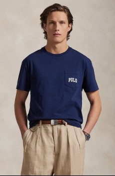 Хлопковая футболка Polo Ralph Lauren Sscnpktm12 Short Sleeve