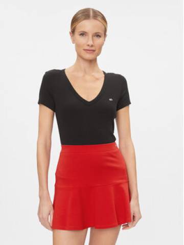 Tommy Jeans Футболка Essential DW0DW17385 Чорний Slim Fit Tommy Jeans Футболка Essential DW0DW17385 Чорний Slim Fit