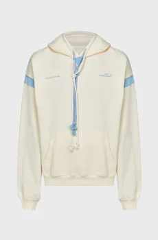 Мужское белое худи Oversized Future and Back H GOTS Белый L Preach 206291