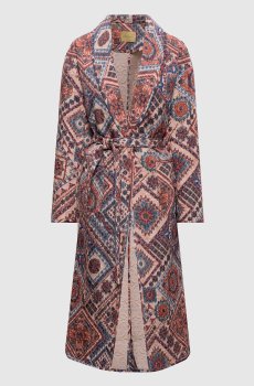 Розовое пальто COLIBRI