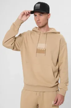 Мужское бежевое худи Бежевый XL HUGO 50542787;269