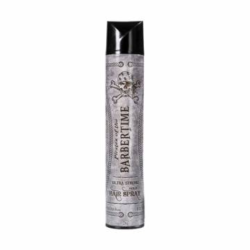 Мужской спрей для укладки волос Barbertime Hair Spray Ultra Strong Hold ультрасильной фиксации, 400 мл Мужской спрей для укладки волос Barbertime Hair Spray Ultra Strong Hold ультрасильной фиксации, 400 мл