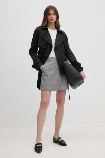 Юбка Tommy Hilfiger цвет серый mini карандаш WW0WW42249 Юбка Tommy Hilfiger цвет серый mini карандаш WW0WW42249