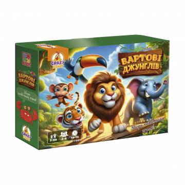 Настольная развлекательная игра Vladi Toys Вартові джунглів, 74 детали, от 7 лет (VT8055-47) Настольная развлекательная игра Vladi Toys Вартові джунглів, 74 детали, от 7 лет (VT8055-47)