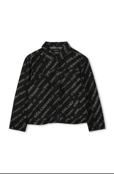 Детская хлопковая куртка Karl Lagerfeld