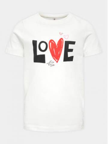 Kids ONLY Футболка Loovi 15317866 Білий Regular Fit Kids ONLY Футболка Loovi 15317866 Білий Regular Fit