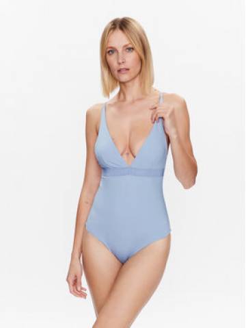 Calvin Klein Swimwear Купальник KW0KW02137 Голубий Calvin Klein Swimwear Купальник KW0KW02137 Голубий