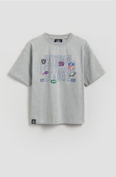 Reserved - Футболка NFL - світло-сірий - 207IS-09M