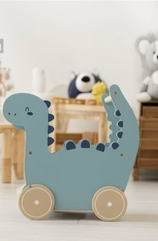 Коробка для зберігання у формі динозавра - light blue