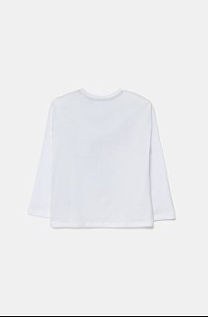 Хлопковый детский лонгслив Guess