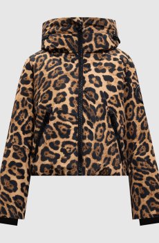 Коричневый горнолыжный пуховик PANTERA