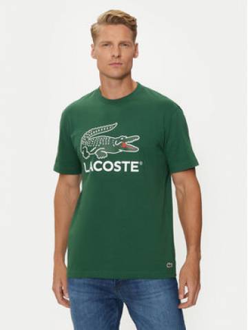 Lacoste Футболка TH1285 Зелений Regular Fit Lacoste Футболка TH1285 Зелений Regular Fit