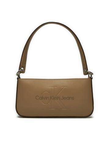 Calvin Klein Jeans Сумка Sculpted Shoulder Pouch25 Mono K60K610679 Коричневий Calvin Klein Jeans Сумка Sculpted Shoulder Pouch25 Mono K60K610679 Коричневий