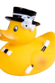 Игрушка для купания Canpol Babies Утенок Волшебник, с рождения, 8*10*7 см (2/992_bla)