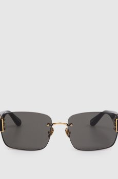 Черные очки Jessica с позолотой