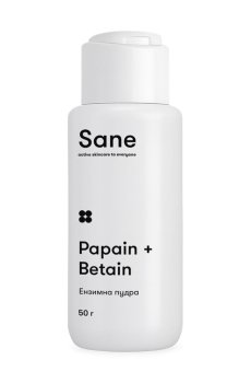 Энзимная пудра для всех типов кожи лица Sane, 50 г