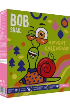 Набор конфет Bob Snail Рождественский адвент-календарь, с игрушкой, зеленый, 97 г