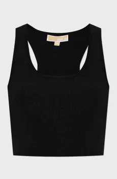 Женский черный топ RACER BK SCOOP CROP Черный S Michael Kors MR5614V33D