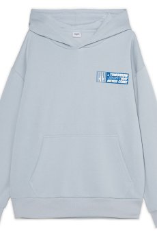 Cropp - Худі з принтом - блідо-блакитний