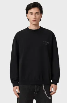 Мужской черный свитшот XANDER Черный S AllSaints M001NE