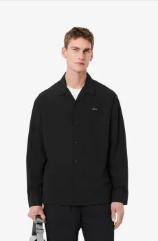 Мужская черная рубашка Черный 43 Lacoste CH9140031