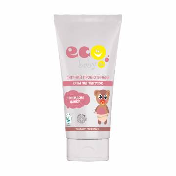 Детский пробиотический крем под подгузник Eco Baby Probiotic с оксидом цинка, с рождения, 90 мл Детский пробиотический крем под подгузник Eco Baby Probiotic с оксидом цинка, с рождения, 90 мл