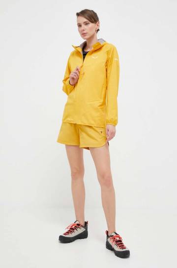 Куртка outdoor Salewa Agner 2 PTX цвет жёлтый Куртка outdoor Salewa Agner 2 PTX цвет жёлтый
