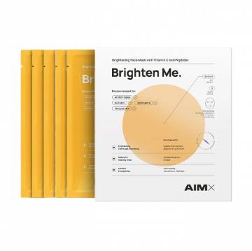 Тканевая маска для лица AIMX Brighten Me Face Mask With Vitamin C And Peptides, 5*25 мл Тканевая маска для лица AIMX Brighten Me Face Mask With Vitamin C And Peptides, 5*25 мл